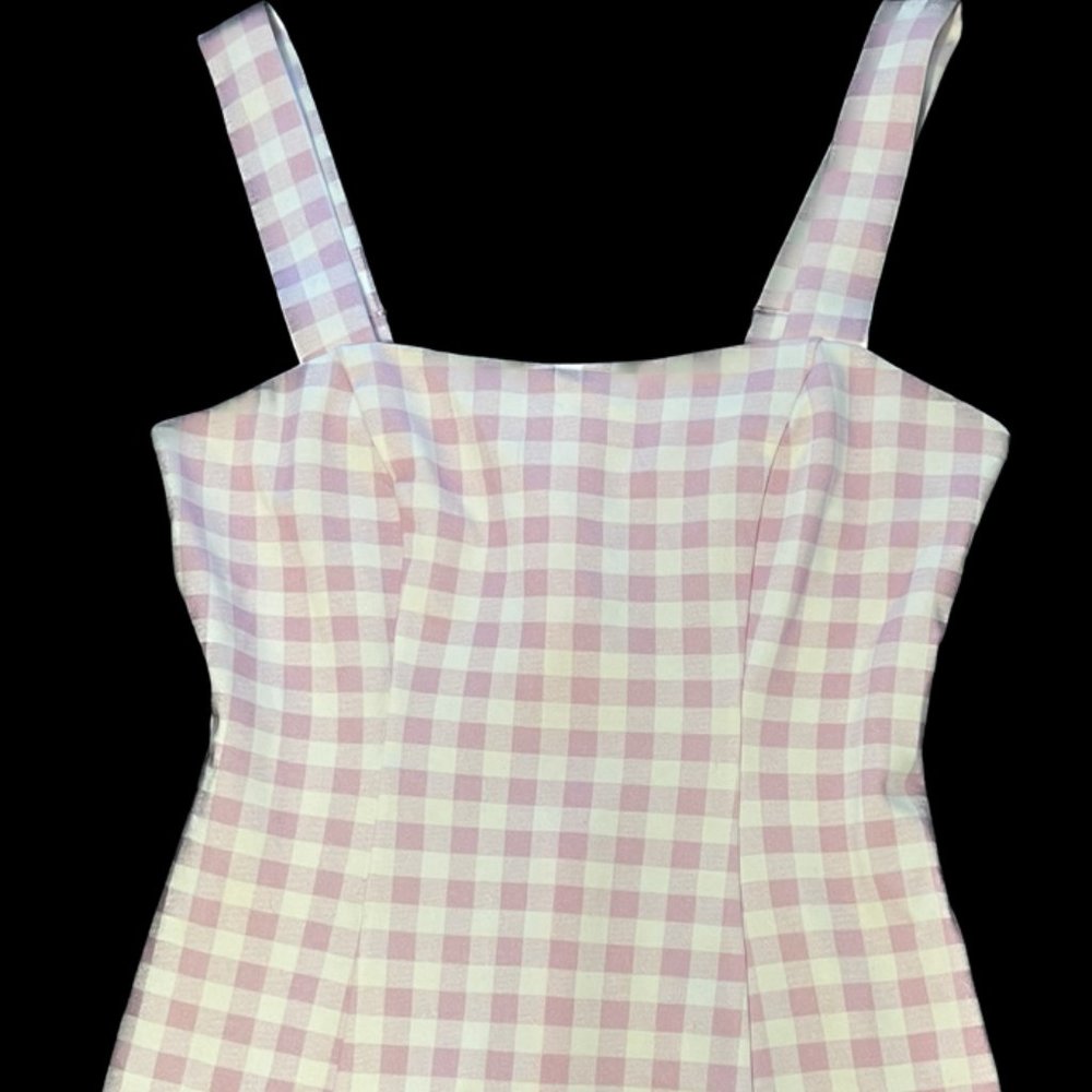 Sugar Thrillz At My Peak Pink Gingham Minidress Barbie Barbiecore